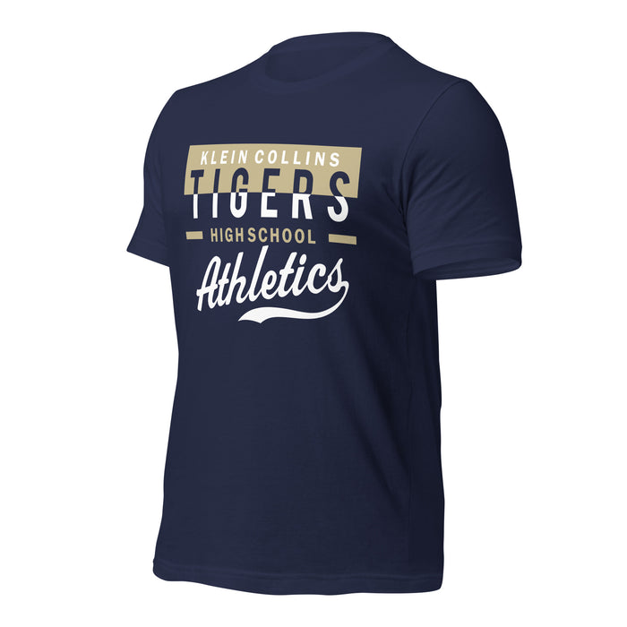 Klein Collins High School Tigers Premium Navy T-shirt 48