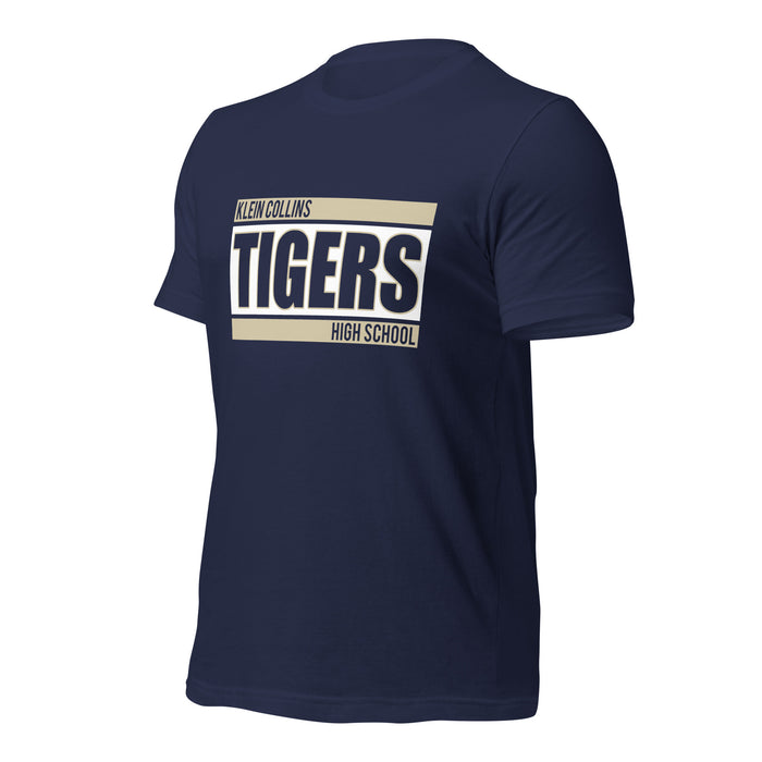 Klein Collins High School Tigers Premium Navy T-shirt 72