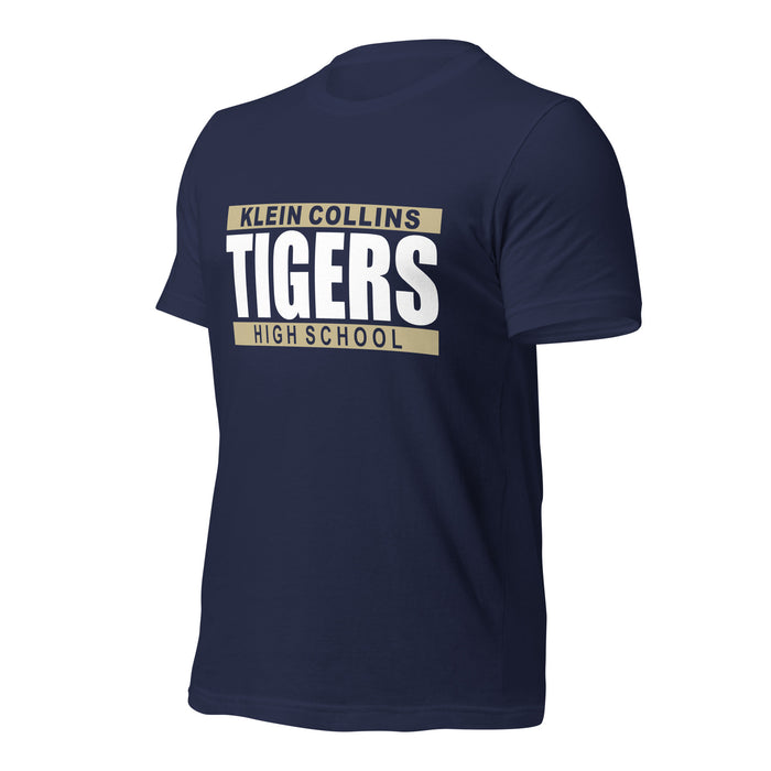 Klein Collins High School Tigers Premium Navy T-shirt 98