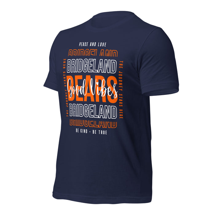 Bridgeland High School Bears Premium Navy Unisex T-shirt 13a