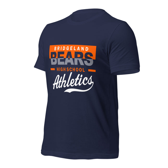 Bridgeland High School Bears Premium Navy Unisex T-shirt 48a