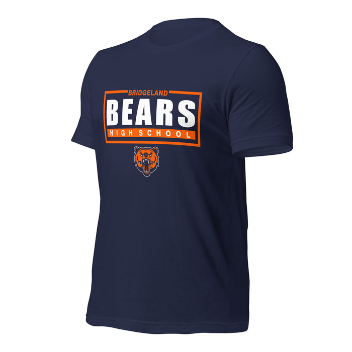 Bridgeland High School Bears Premium Navy Unisex T-shirt 49a