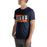 Man wearing a Bridgeland High School Bears Premium Navy Unisex T-shirt 84