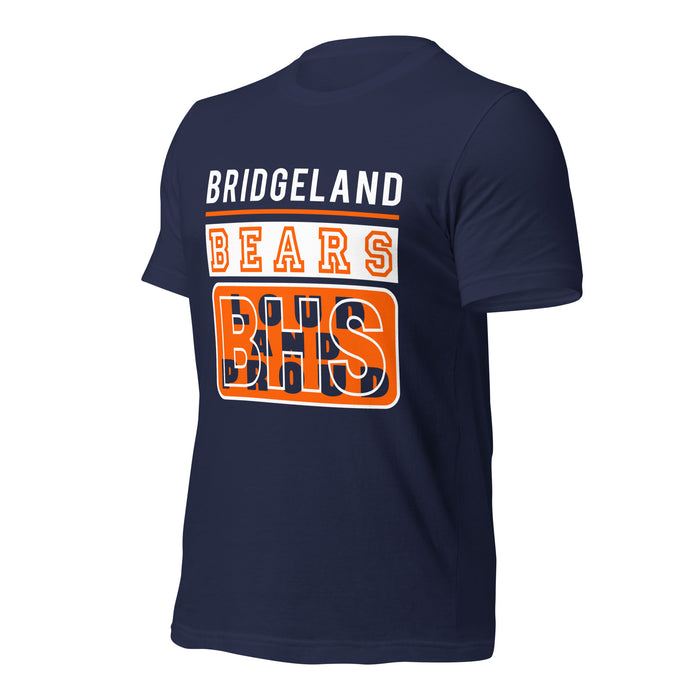 Bridgeland High School Bears Premium Navy Unisex T-shirt 86a