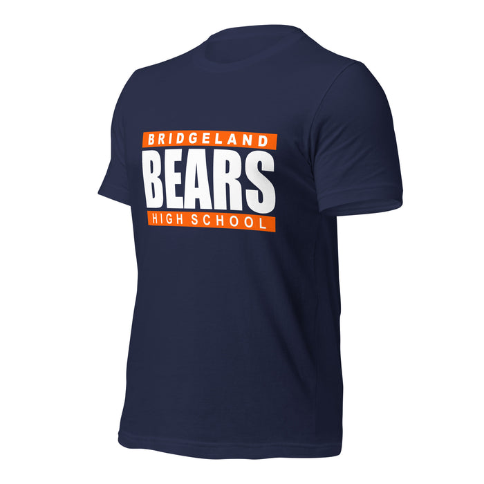 Bridgeland High School Bears Premium Navy Unisex T-shirt 98a