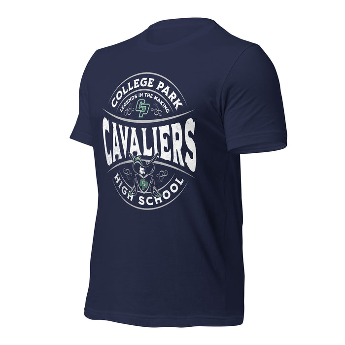 College Park High School Cavaliers Premium Navy Unisex T-shirt 220a