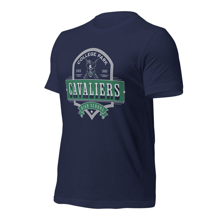 College Park High School Cavaliers Premium Navy Unisex T-shirt 223a