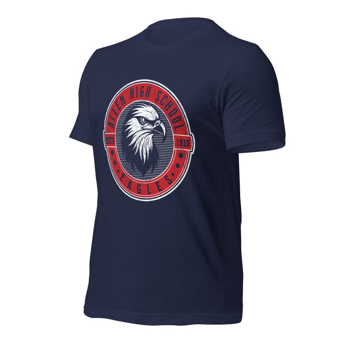 Allen High School Eagles Premium Navy Blue Unisex T-shirt 207a