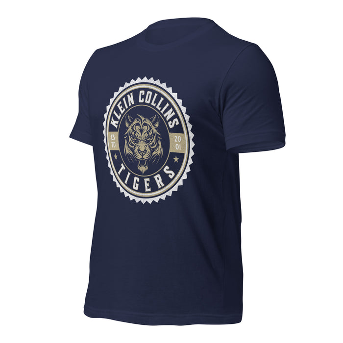 Klein Collins High School Tigers Premium Navy T-shirt 207a