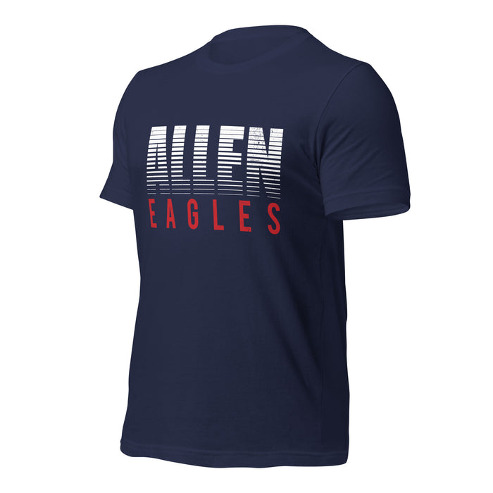 Allen High School Eagles Premium Navy Blue Unisex T-shirt 024a