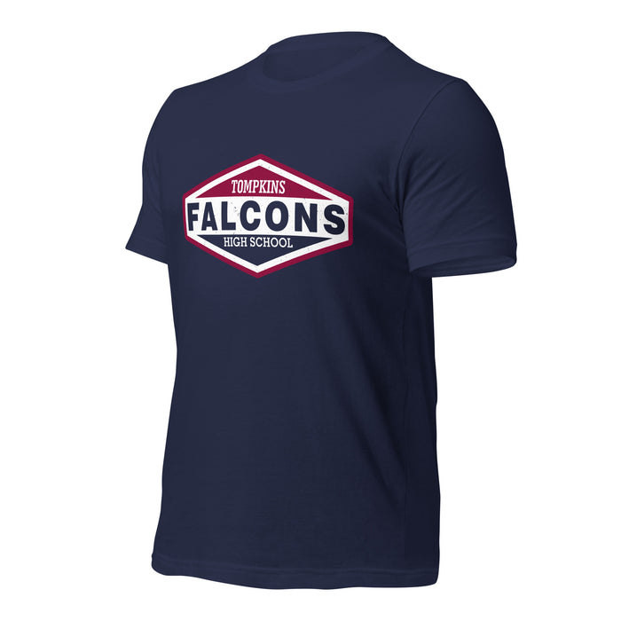 Tompkins High School Falcons Navy Premium Unisex T-shirt 009a