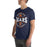 Man wearing Bridgeland High School Bears Premium Navy Blue Unisex T-shirt 218