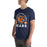 Man wearing Bridgeland High School Bears Premium Navy Blue Unisex T-shirt 208