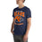 Man wearing Bridgeland High School Bears Premium Navy Blue Unisex T-shirt 213