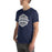 Man wearing Flower Mound High School Jaguars Navy Blue Premium T-shirt 209