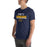 Man wearing Nimitz High School Cougars Navy Blue Premium Unisex T-shirt 024