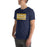 Man wearing Nimitz High School Cougars Navy Blue Premium Unisex T-shirt 098