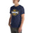 Man wearing Nimitz High School Cougars Navy Blue Premium Unisex T-shirt 011