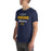 Man wearing Nimitz High School Cougars Navy Blue Premium Unisex T-shirt 034