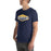Man wearing Nimitz High School Cougars Navy Blue Premium Unisex T-shirt 009