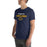 Man wearing Nimitz High School Cougars Navy Blue Premium Unisex T-shirt 017