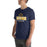 Man wearing Nimitz High School Cougars Navy Blue Premium Unisex T-shirt 202