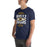 Man wearing Nimitz High School Cougars Navy Blue Premium Unisex T-shirt 210