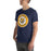 Man wearing Nimitz High School Cougars Navy Blue Premium Unisex T-shirt 216