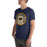 Man wearing Nimitz High School Cougars Navy Blue Premium Unisex T-shirt 220