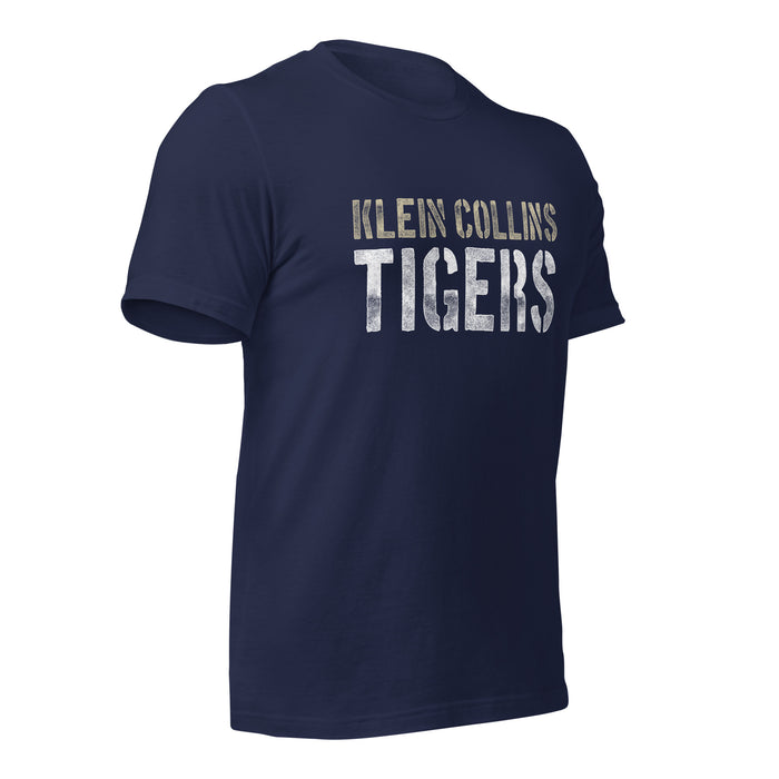 Klein Collins High School Tigers Premium Navy T-shirt 17