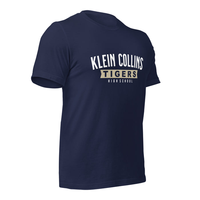 Klein Collins High School Tigers Premium Navy T-shirt 21