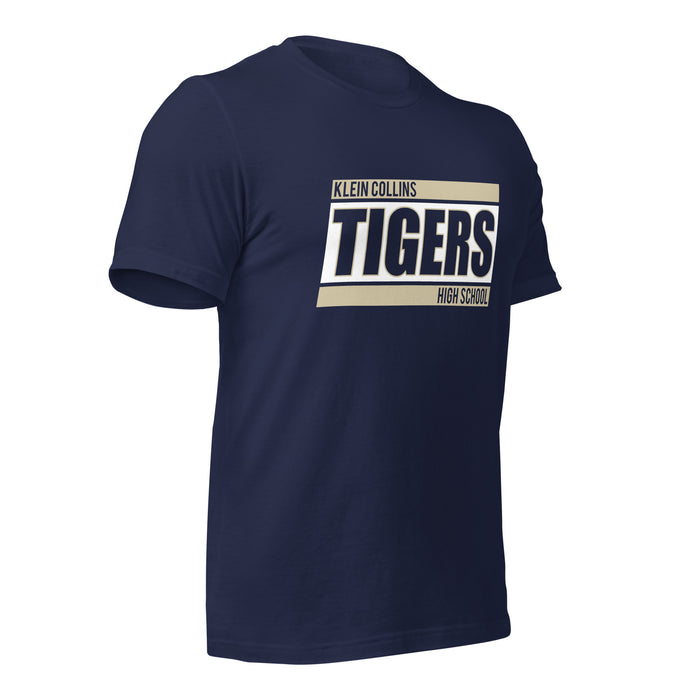 Klein Collins High School Tigers Premium Navy T-shirt 72