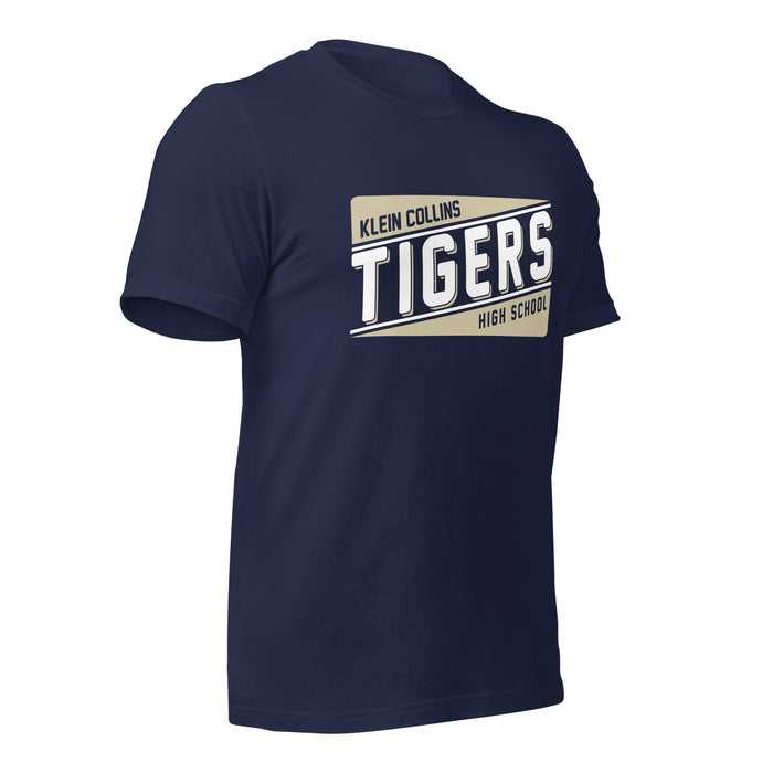 Klein Collins High School Tigers Premium Navy T-shirt 84