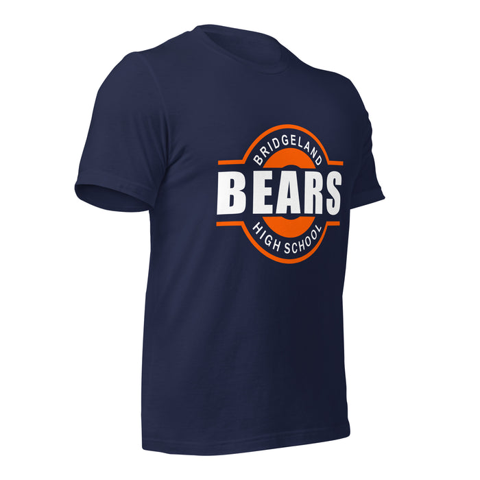 Bridgeland High School Bears Premium Navy Unisex T-shirt 11b