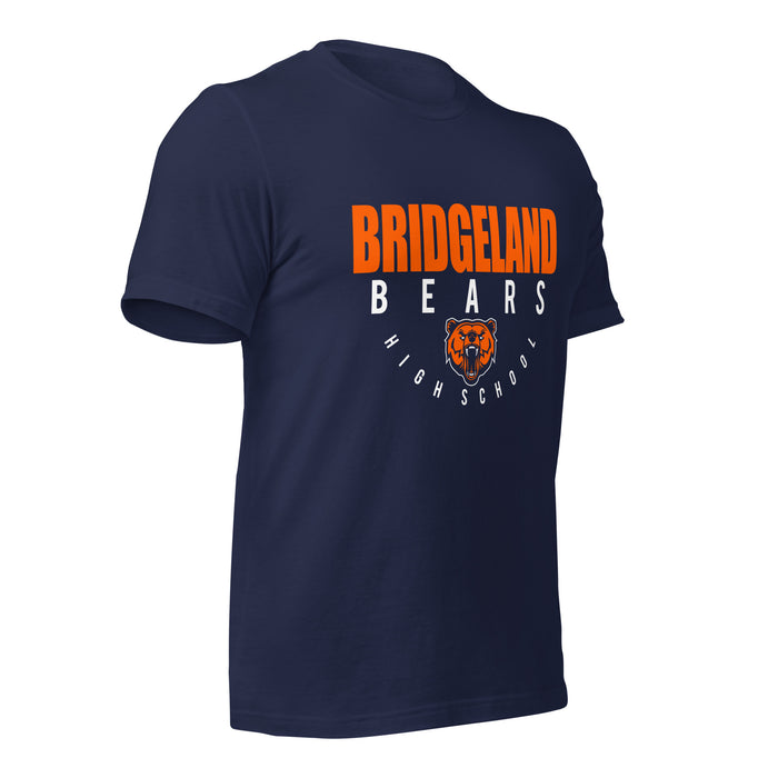 Bridgeland High School Bears Premium Navy Unisex T-shirt 12b