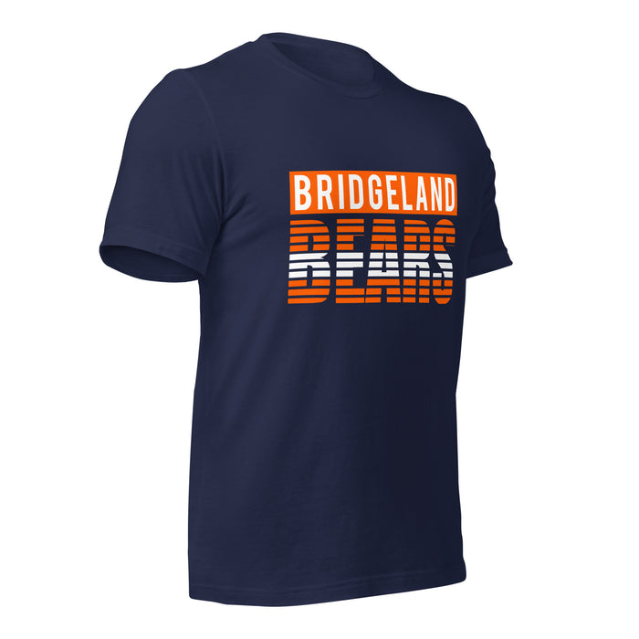 Bridgeland High School Bears Premium Navy Unisex T-shirt 35b