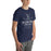 Man wearing a College Park High School Cavaliers Premium Navy Unisex T-shirt 206