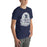 Man wearing a College Park High School Cavaliers Premium Navy Unisex T-shirt 208