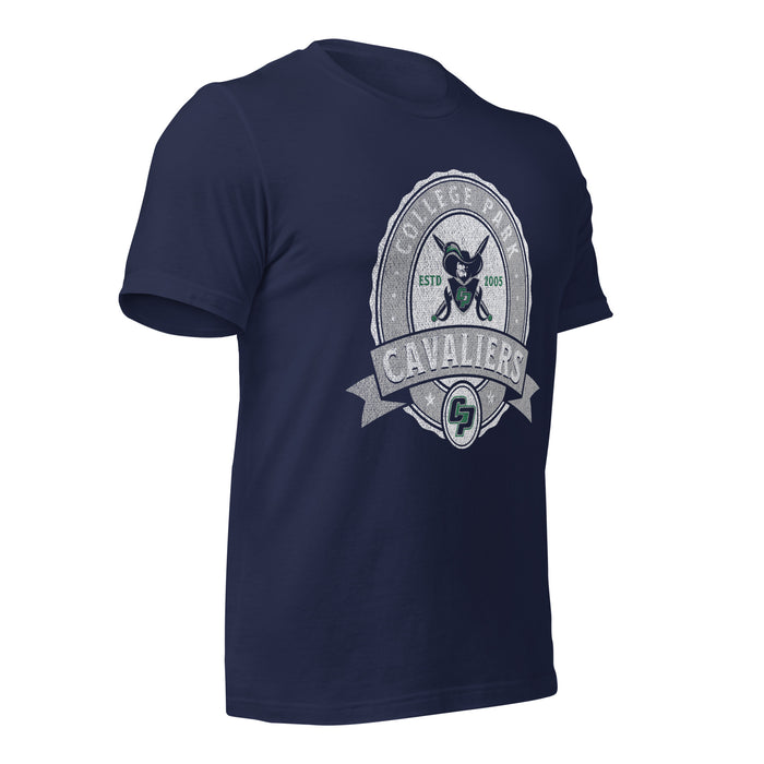 College Park High School Cavaliers Premium Navy Unisex T-shirt 213b