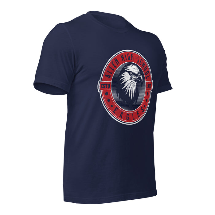 Allen High School Eagles Premium Navy Blue Unisex T-shirt 207b