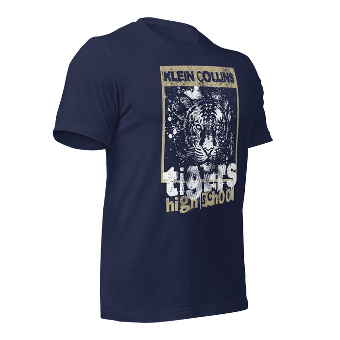 Klein Collins High School Tigers Premium Navy T-shirt 202b