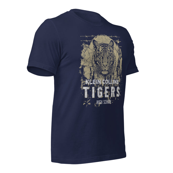 Klein Collins High School Tigers Premium Navy T-shirt 211b