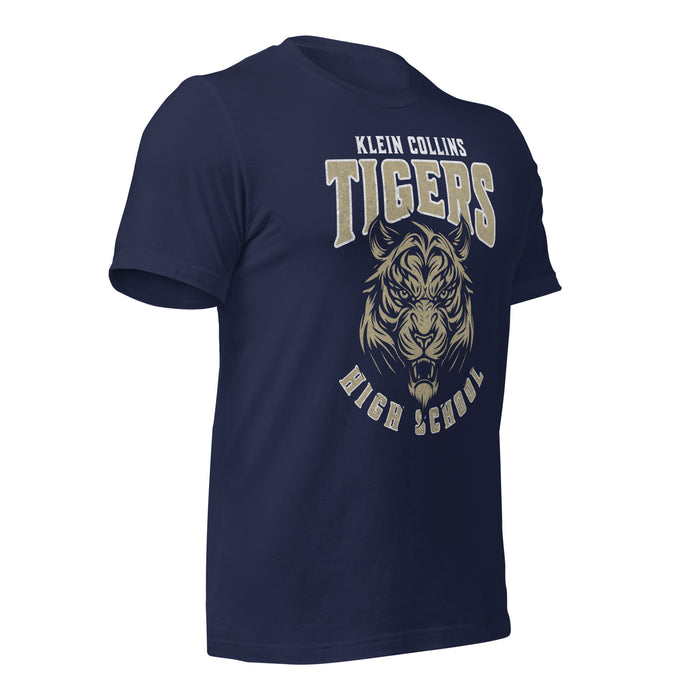 Klein Collins High School Tigers Premium Navy T-shirt 212b