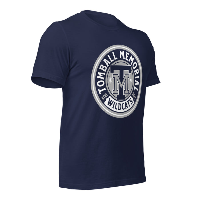 Tomball Memorial High School Wildcats Navy Premium Unisex T-shirt 220b