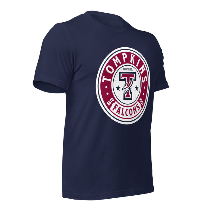 Tompkins High School Falcons Navy Premium Unisex T-shirt 220b