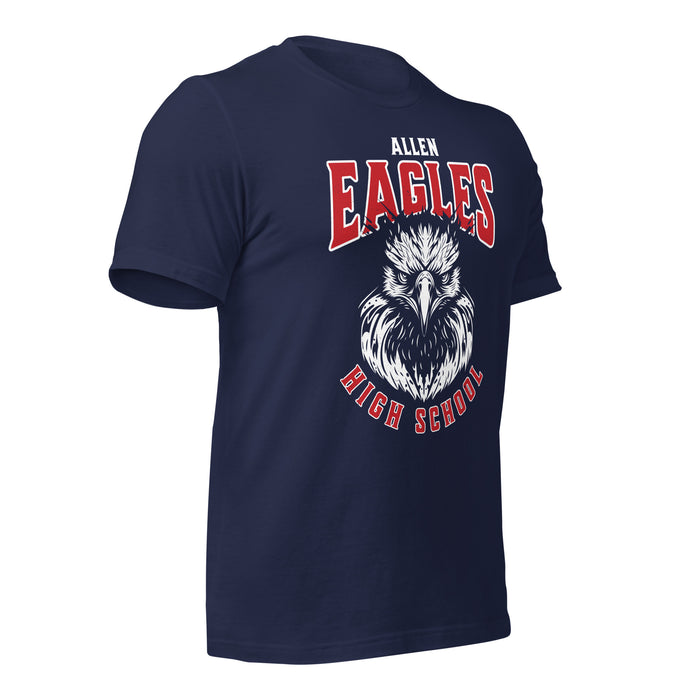 Allen High School Eagles Premium Navy Blue Unisex T-shirt 202b