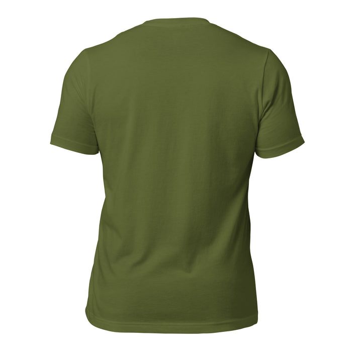 Back view of Mama's Poker Premium Unisex T-shirt 226