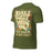 Left profile view of Mama's Poker Premium Unisex T-shirt 226