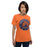 Woman wearing a Bridgeland High School Bears Premium Orange Unisex T-shirt 02