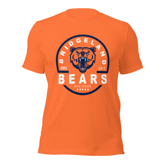 Bridgeland High School Bears Premium Orange Unisex T-shirt 04